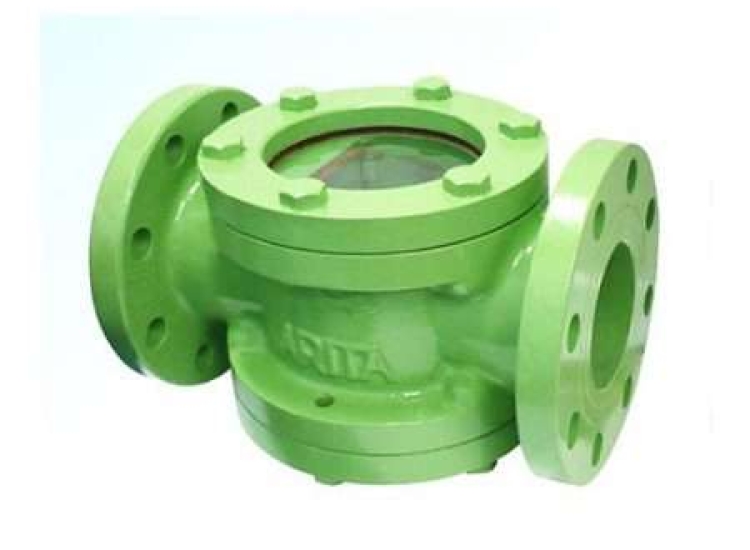 KÍNH QUAN SÁT FLAPPER NỐI BÍCH ARITA | CSG-F-10K(F)/ Cast Iron Sight Glass JIS10K FE with SS FLAPPER