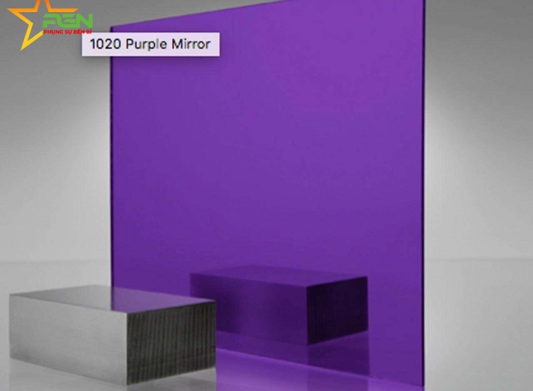 TẤM INOX GƯƠNG MÀU TÍM 8K  - PURPLE/VIOLET/LAVENDER/PASTEL/AMETHYST/LILAC 8K MIRROR   