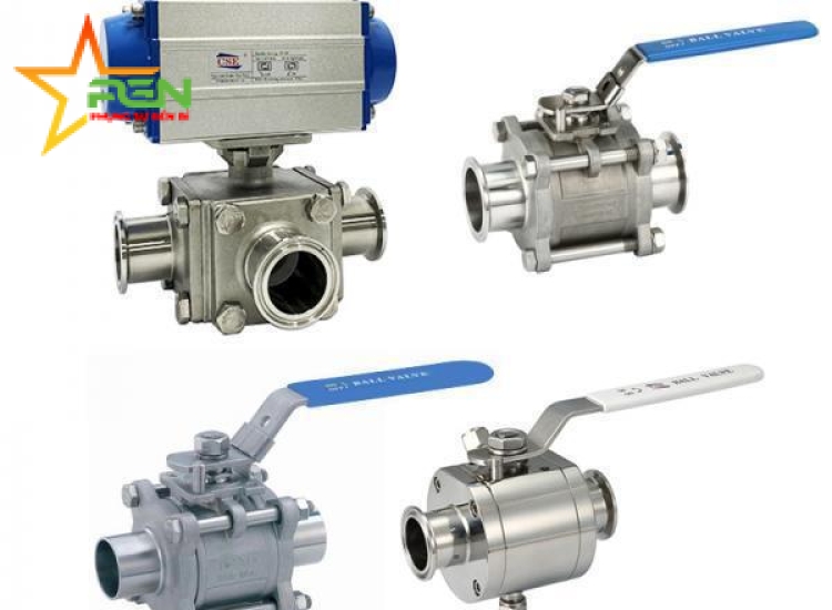 VAN BI INOX VI SINH, Sanitary Ball Valves, Hygienic ball valves