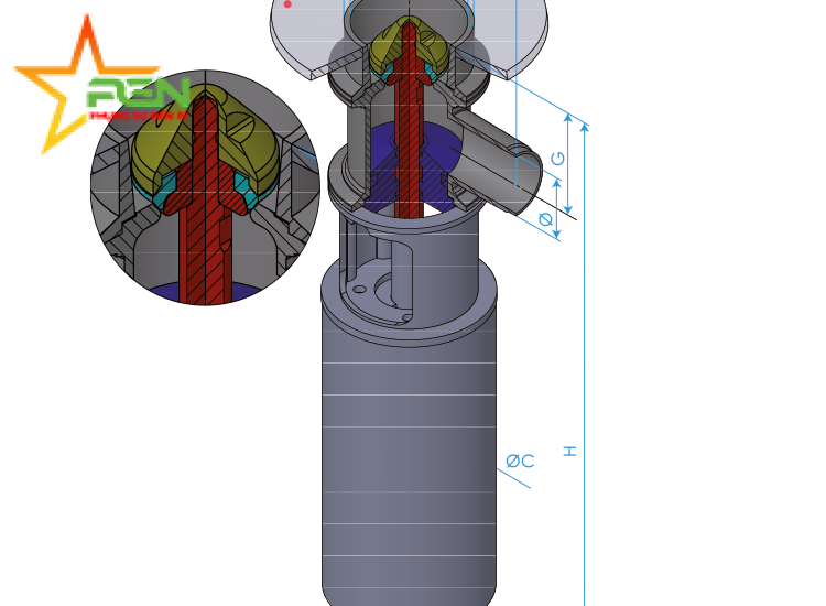 VAN GHẾ ĐÁY BỒN|TANK BOTTOM SEAT VALVES 