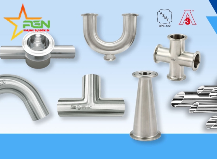 PHỤ KIỆN,ỐNG NỐI BÁN DẪN/VI ĐIỆN TỬ INOX VI SINH