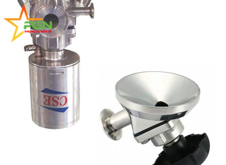 Van màng đáy bể inox vi sinh 304/316