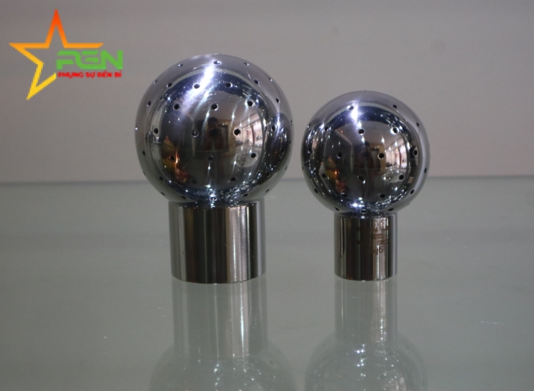 QUẢ CẦU CIP CỐ ĐỊNH INOX 316, QUẢ CẦU CỐ ĐỊNH