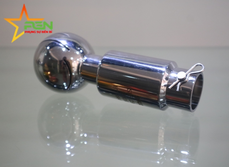 QUẢ CẦU CIP XOAY GÀI CHỐT INOX 304, 316, QUẢ CẦU XOAY XỎ LỖ, QUẢ CẦU XOAY KẾT NỐI REN, QUẢ CẦU CIP