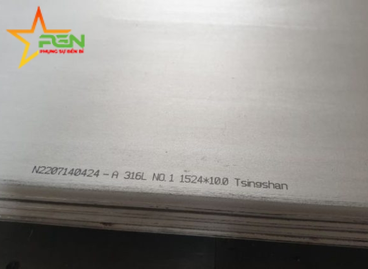 TẤM INOX 316/316L No.1 DÀY 4.0 MM