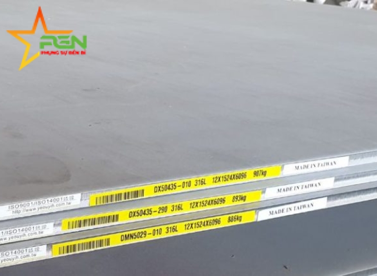 TẤM INOX 316/316L-NO1 DÀY 12MM