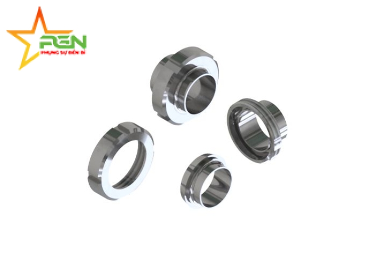 UNION, COUPLING, BỘ RẮC CO KẾT NỐI ỐNG INOX VI SINH DẠNG REN M&S|M&S DIN 11851 - SCREWED PIPE CONNECTION