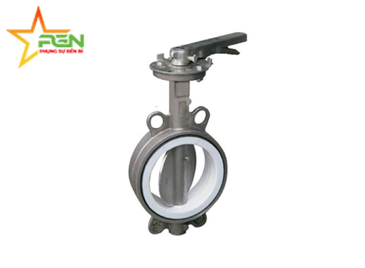VAN BƯỚM TAY GẠT THÂN INOX 304/316