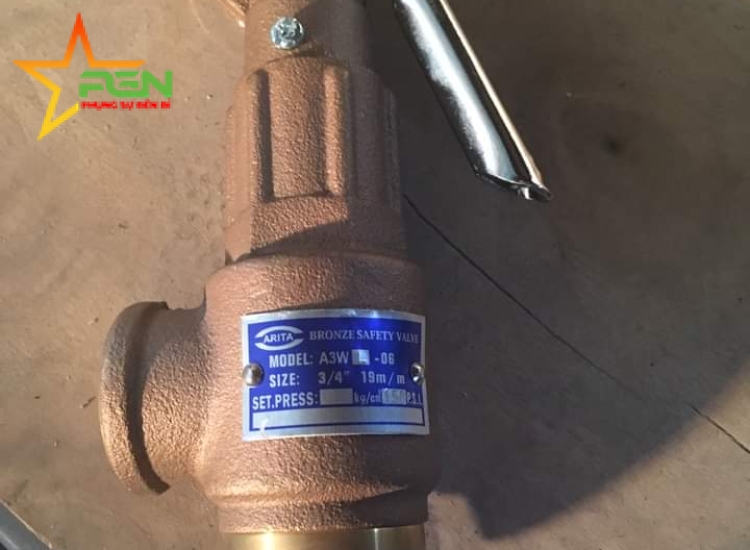 VAN AN TOÀN CÓ TAY GẠT ĐỒNG ARITA  SE-A3W-A3WL/ARITA-BRONZE-SAFETY-VALVE-SE-A3W-A3WL