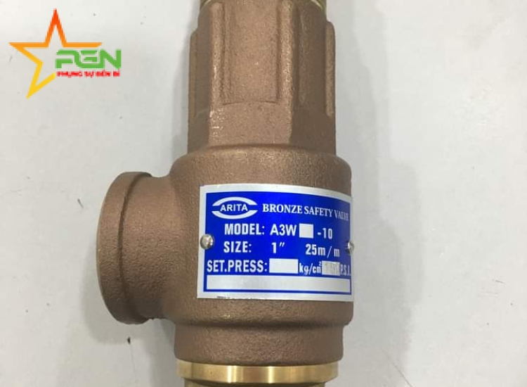 VAN AN TOÀN CÓ TAY GẠT ĐỒNG ARITA  SE-A3W-A3WL/ARITA-BRONZE-SAFETY-VALVE-SE-A3W-A3WL