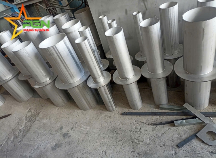 ỐNG CHỜ INOX, Stainless Steel Sleeves, Ống chờ xuyên sàn inox - xuyên tường