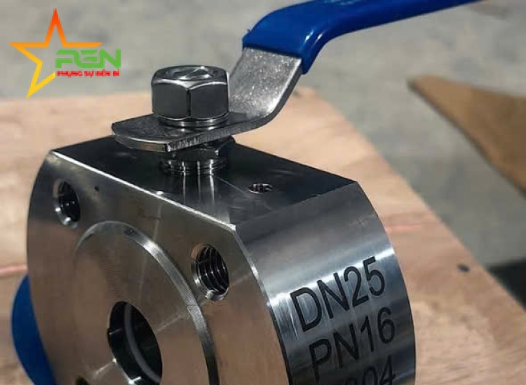 Van bi nối bích wafer SS304 1pc PN16 FE/SS304 1pc Wafer Flanged Ball Valve PN16 FE