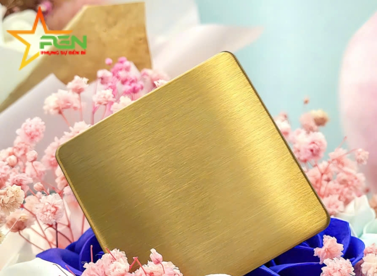 TẤM INOX XƯỚC VÀNG