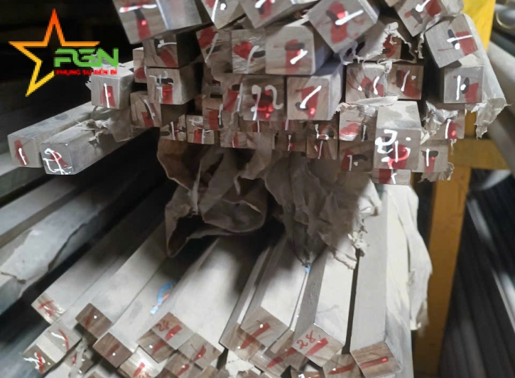 THANH LÁP VUÔNG ĐẶC INOX 304|316 - 6x6