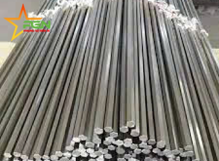 THANH LỤC GIÁC INOX 304|316 PHI 6|S304|316 Stainless Steel Hexagon Bar | Diameter 6mm
